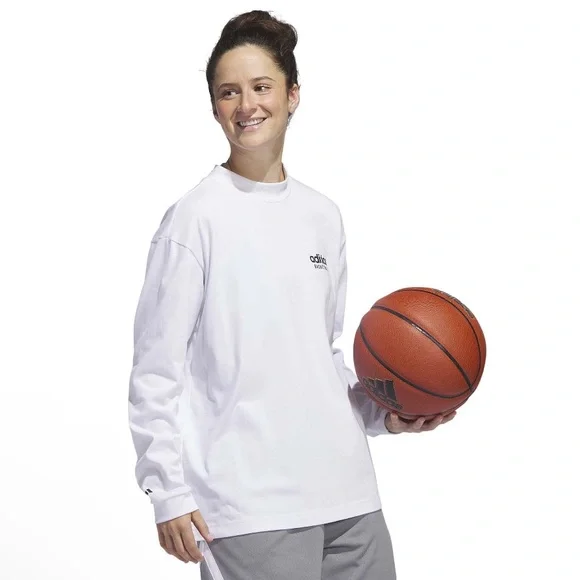 NWT adidas Women's Select Mock Neck Long-Sleeve Top. Size Small. - Picture 2 of 8